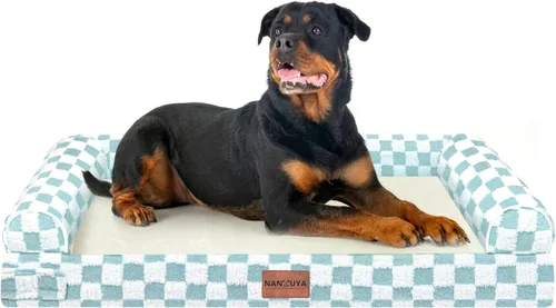 Miniatura 142 de Cama ortopédica lavable para perros medianos y grandes: cama con cojines de apoyo para perros medianos y grandes, cama impermeable de espuma tipo