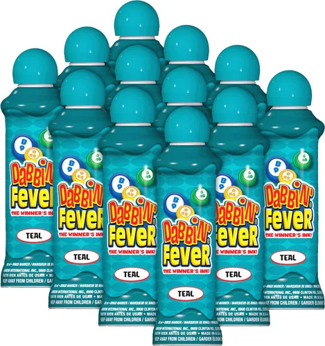 Miniatura 11 de Dabbin' Fever Bingo Daubers One Dozen - Dabbers de tinta de 3 onzas (morado)
