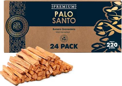 Miniatura 10 de Palitos de Palo Santo para manchar – Paquete de 12 (4 oz / 110 g) Varillas de incienso de Palo Santo naturales de Perú Varillas aromáticas ricas