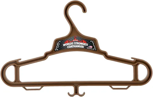 Worlds Strongest - Percha para abrigos, fabricado en Estados Unidos, capacidad de carga de 140 libras, colgador de engranajes multiusos Coyote 498