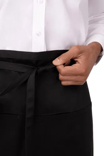 Miniatura 5 de Chef Works Delantal de camarero reversible unisex con bolsillos