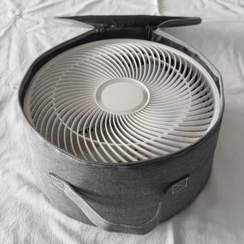 Miniatura 7 de Bolsa de almacenamiento para ventilador portátil, impermeable, plegable, telescópica, bolsa de mano, gris, 9.1 x 9.1 x 5.1 in / 9.06 x 9.06 x 5.12