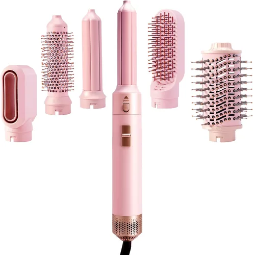 Miniatura 9 de 5 en 1 cepillo de aire caliente y secador de pelo, envoltura automática Airstyler con difusor, secador de pelo FlexStyle de alta velocidad de 110000