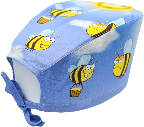 Miniatura 17 de Print Scrub Caps - Sombrero perfecto para enfermeras, médicos y EMTs..