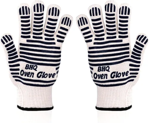 CZSYZCZS Guantes de horno resistentes al calor extremo - 932F - Guantes de cocina para barbacoa, parrilla, horneado, corte, chimenea para ahumar
