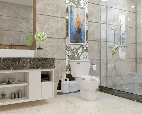 Miniatura 2 de SFA SANIFLO Sanibest Pro - Bomba de molinillo - Solución versátil para baño y lavandería - Manejo de residuos inigualable - Diseño resistente