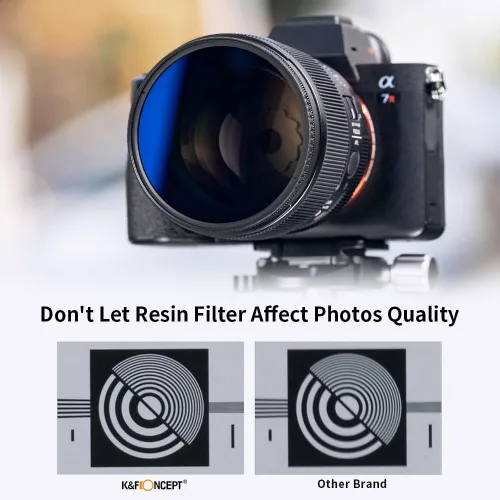 Miniatura 6 de K&F Concept Kit de filtro de lente UV/CPL/ND de 2.047 in (3 piezas) - 18 recubrimientos multicapa, filtro UV + filtro polarizador + filtro