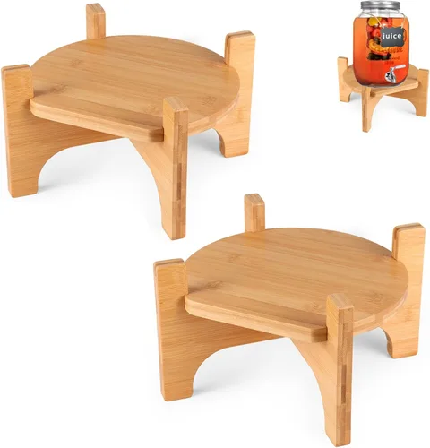 Miniatura 8 de Soporte dispensador de bebidas, soporte dispensador de bebidas, se adapta a un diámetro máximo de 8.66 pulgadas de diámetro del dispensador