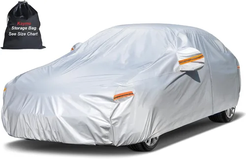 Miniatura 26 de Kayme Funda impermeable para automóvil deportivo para todo tipo de clima. Consulta la tabla de tallas del vehículo para un ajuste preciso. Cubierta