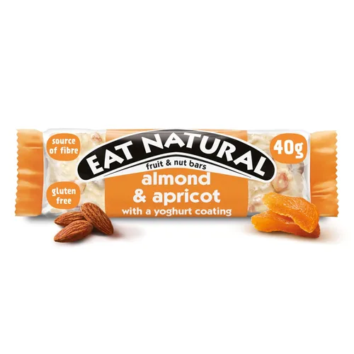 Miniatura 5 de Eat Natural Barra de Frutas y Nueces con Recubrimiento de Almendra Albaricoque y Yogur, 5.29 oz