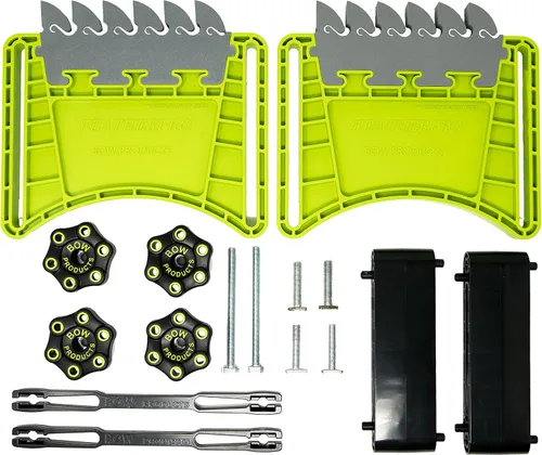 Miniatura 4 de BOW Products FeatherDUO FP3 - Guía de empuje para sierras de mesa, mesas de router y sierras de cinta - Guía de empuje apilable con aletas de EVA