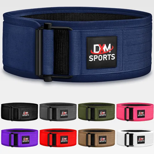 Miniatura 11 de DXM SPORTS Cinturón de levantamiento de pesas con autobloqueo, para hombres y mujeres, gimnasio, entrenamiento de fuerza, levantamiento de pesas