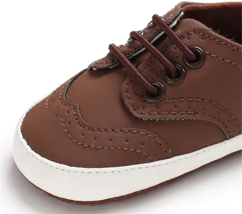 Miniatura 17 de COSANKIM Zapatos deportivos para bebé niño y niña, zapatos de tobillo altos, antideslizantes, suela suave, zapatos de cuna para niños pequeños