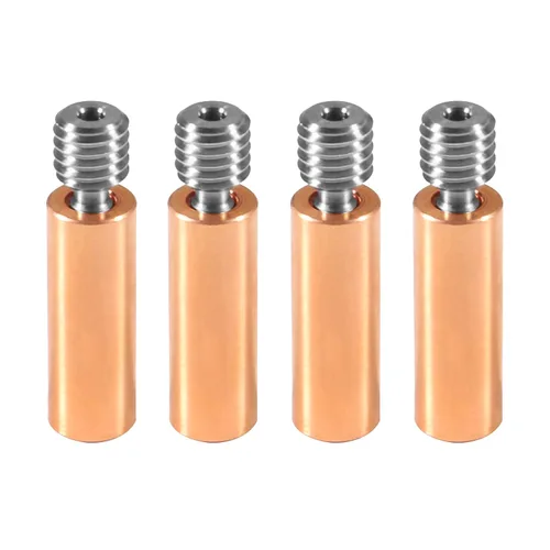 Miniatura 7 de DIANN 4 piezas CR6 SE Bimetálico Heatbreak Actualización Todo Metal Heatbreak Aleación Titanio y Cobre Bimetálico Garganta Boquilla para Impresora