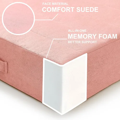 Miniatura 2 de JKMAX 2 Piezas Almohadas de Espuma de Alta Densidad para Piso - Almohadas Grandes Mejoradas de Asiento para Adultos - Cojín de Piso para Exteriores