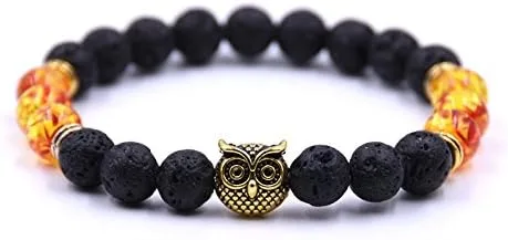 Miniatura 4 de Joya - Juego de pulseras de cuentas con diseño de búho para mujer