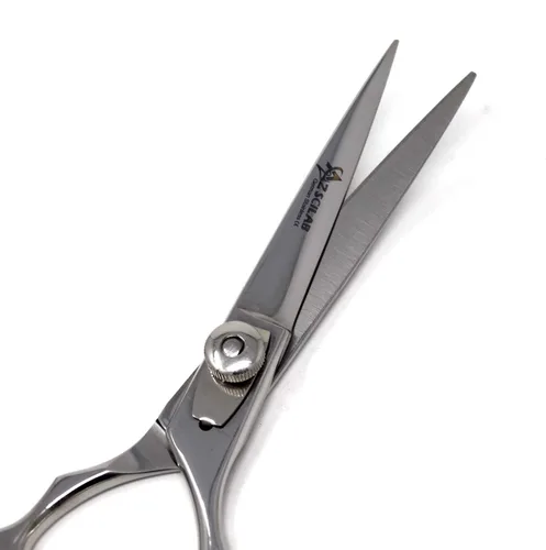 Miniatura 2 de Tijeras profesionales de peluquería de 5.5 pulgadas, acero inoxidable, tijeras de corte de pelo ligeras para peluquería, peluquería