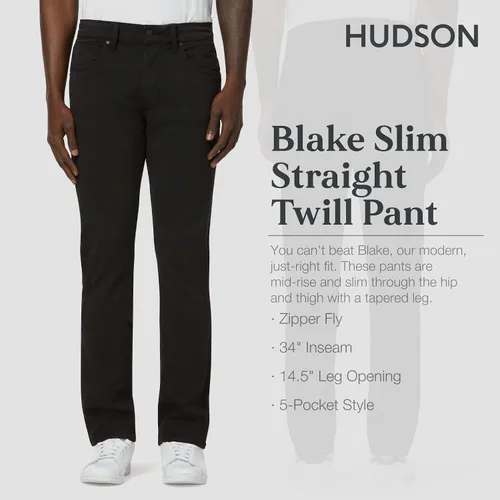 Miniatura 2 de Hudson Jeans Blake Slim Straight Twill - Pantalón de sarga para hombre