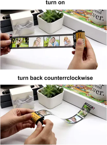Miniatura 3 de Llaveros personalizados con rollo de película de cámara para fotos llaveros personalizados con carrete de fotos álbum llaveros 10 Fotos