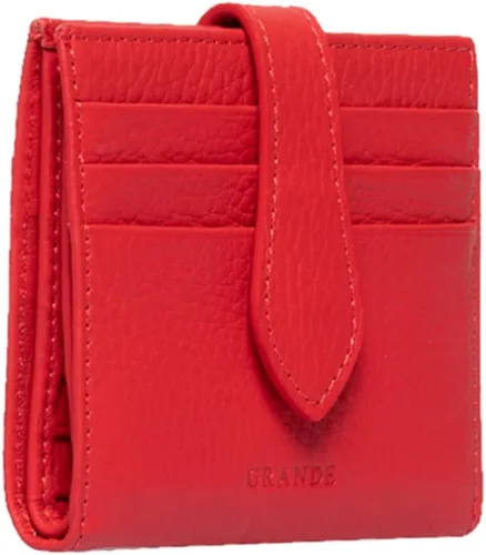 Miniatura 89 de Grande -3803 Cartera unisex, Azul (Iced Blue), Cartera delgada de cuero con cierre a presión pequeño