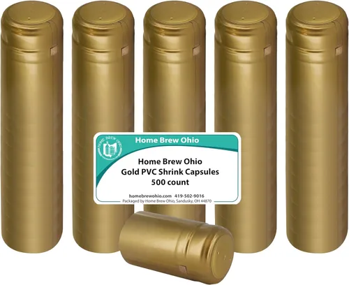Miniatura 3 de Cápsulas retráctiles de PVC dorado, 500