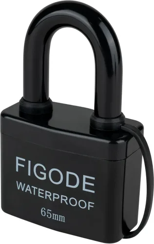 Miniatura 2 de FIGODE® Candados supergrandes y resistentes con llaves, 2.8 pulgadas de ancho, candados impermeables para exteriores, cerraduras de acero laminado