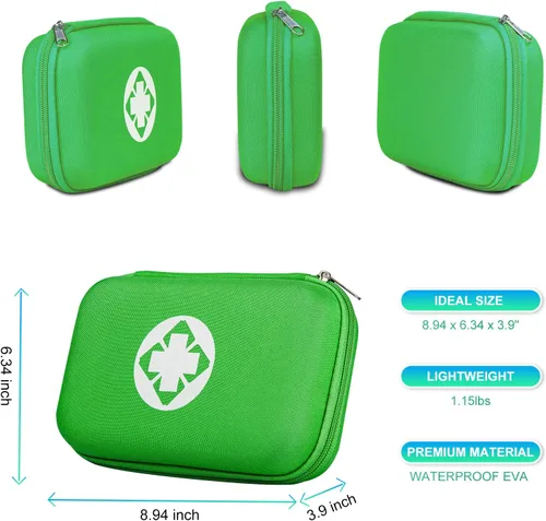 Miniatura 5 de 275 kits de primeros auxilios de viaje para artículos de preparación de emergencia de automóvil, artículos esenciales para accidentes urgentes