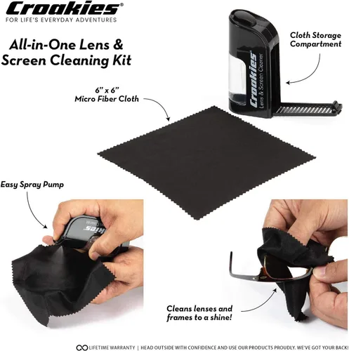 Miniatura 4 de Croakies Retenedor de gafas ajustable para niños Terra System (paquete de dos unidades)
