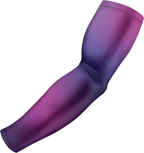 Miniatura 23 de B-Driven Sports Sleeve Pro-Fit - Manga de compresión para hombres y mujeres - Manga de brazo de baloncesto y voleibol - Individual Galaxia