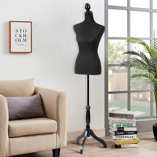 Forma de vestido para coser ropa, soporte de maniquí, cuerpo de maniquí ajustable para exhibiciones de mujer, modelo de torso de joyería con soporte