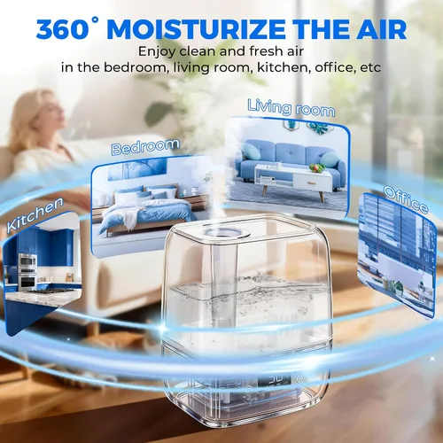 Miniatura 8 de Paquete de 30 filtros de repuesto para humidificador de llenado superior para humidificadores LEVOIT Classic160, Dual150, Dual200S, Classic300(S)