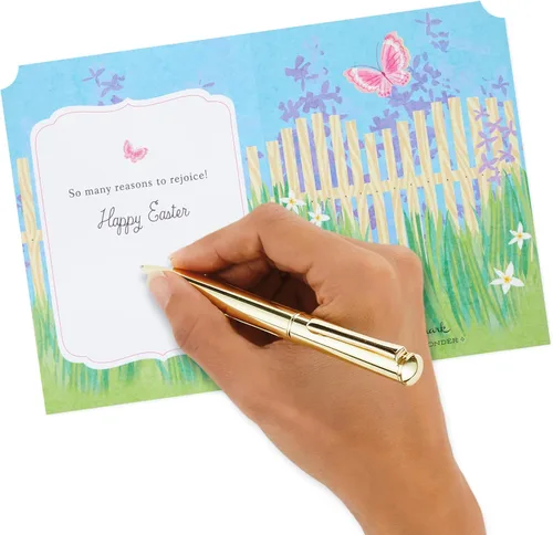 Miniatura 6 de Hallmark Paper Wonder - Tarjeta de Pascua desplegable (lirios)