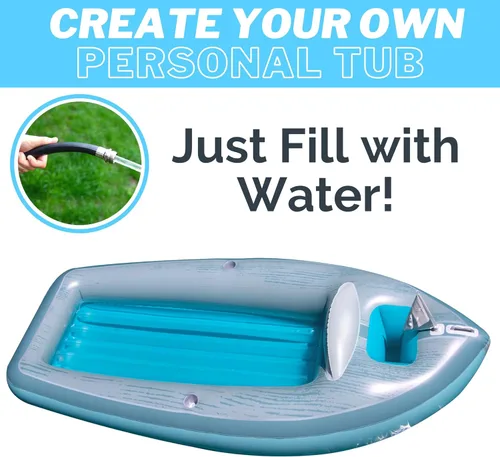 Miniatura 3 de SWIMLINE Flotador Inflable para Piscina Tumbona Balsa Colchón, Colchoneta Divertida, Crucero Clásico, Azul Barco crucero clásico