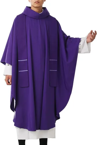 Miniatura 11 de BLESSUME Esperanza/Espíritu Iglesia Sacerdotes Sólidos Casulla Misas Vestiduras