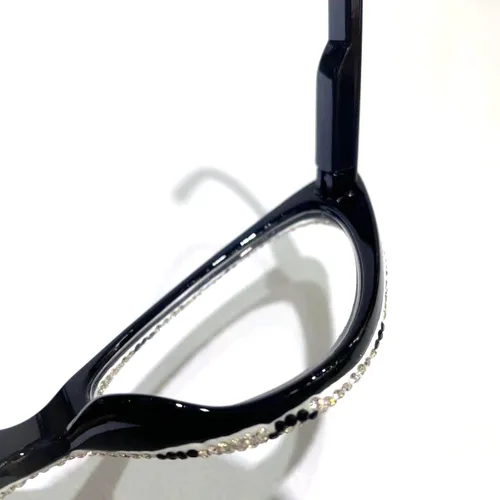 Miniatura 5 de willochra Elegantes gafas de lectura con diamantes de imitación de ojo de gato para mujer, diseño de diamantes de moda, gafas de luz azul