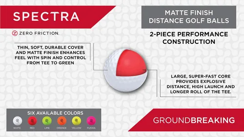 Miniatura 5 de Zero Friction Spectra 2 Ball/Tee Pack