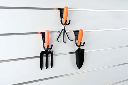 Miniatura 7 de FELLER Ganchos Slatwall y accesorios de Slatwall – Paquete de 20 ganchos y ganchos para pared de láminas individuales y dobles de alta calidad