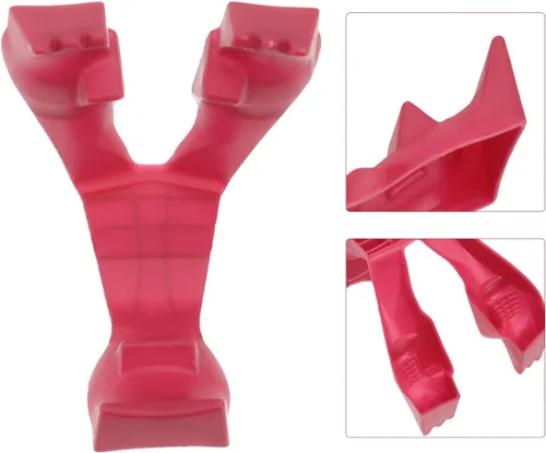 Miniatura 7 de Yardwe Paquete de 12 pinzas de plástico resistentes al calor, para un agarre limpio y comer sin problemas de aperitivos, alas de pollo y alimentos