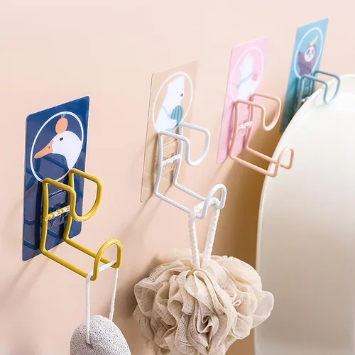 Miniatura 3 de Toallero, ganchos de pared, organizador de baño, toalleros para baño, bonitos ganchos montados en la pared, gancho giratorio de 360°, almacenamiento