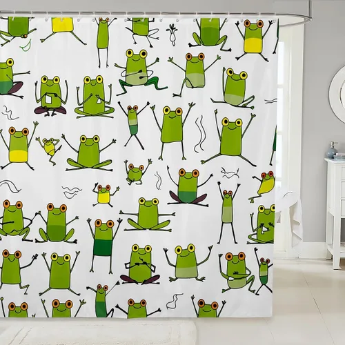 Miniatura 45 de Erosebridal Cortina de ducha de guitarra eléctrica 3D de 72 pulgadas de ancho x 78 pulgadas de largo, cortina de baño con llama, cortina de baño
