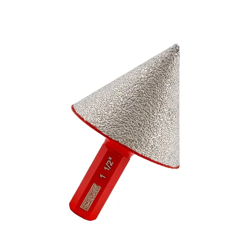 Miniatura 12 de DT-DIATOOL Broca biseladora de diamante de 3 pulgadas para azulejos, granito, mármol, agujeros existentes, ampliación, pulido, modelado, agujeros