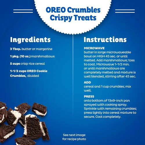 Miniatura 11 de Oreo Piezas de galletas medianas, chocolate, 2.5 libras (paquete de 4)