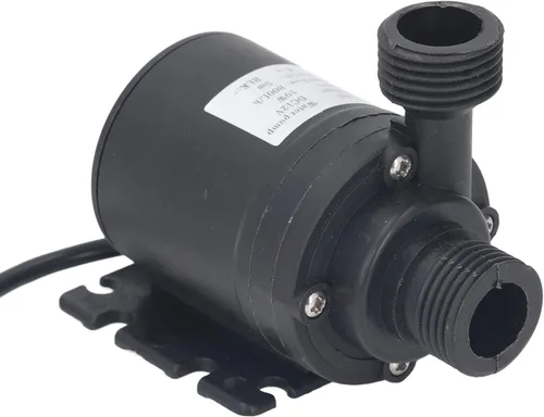 Miniatura 9 de FTVOGUE Bomba sumergible 5M Lift 200GPH Silenciosa Potente Eficiente para Fuente Hidropónica Estanque Acuario ABS DC12V 0.787 in Salida de entrada