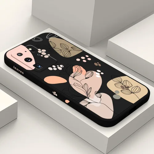 Miniatura 13 de LEECG para Samsung Galaxy S20 Funda, Diseño Creativo Lateral con Forro de Microfibra de Silicona Suave con Patrón de Flores para Cubierta de negro