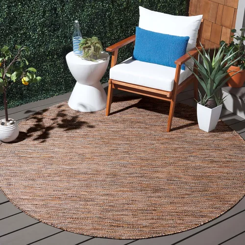 Miniatura 28 de SAFAVIEH Courtyard Collection CY8520 - Alfombra decorativa sólida para interiores y exteriores, impermeable, fácil limpieza, 2 x 3 pies 7 pulgadas