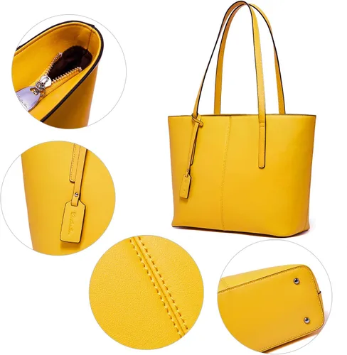 Miniatura 6 de BOSTANTEN Bolso de mano de cuero genuino para mujer
