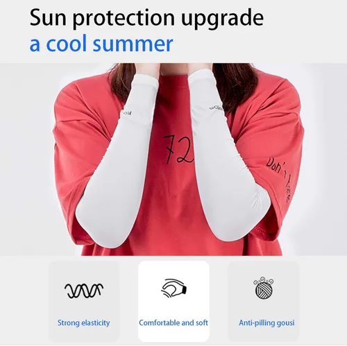 Miniatura 4 de Lywencom Manga de protección solar, (2 piezas) mangas de brazo transpirables frescas y cómodas adecuadas para una variedad de deportes al aire libre