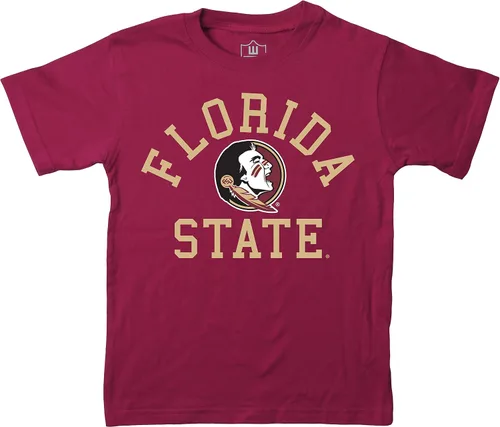 Miniatura 73 de Wes and Willy Camiseta de algodón orgánico de manga corta para niños de la NCAA rutgers scarlet knights rojo