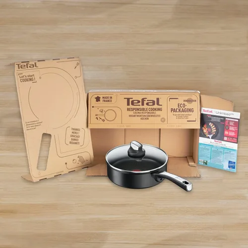 Miniatura 6 de Tefal Unlimited On G25932AZ - Utensilios de cocina prémium de 9.4 in, antiadherente de mayor duración del Reino Unido, indicador de calor