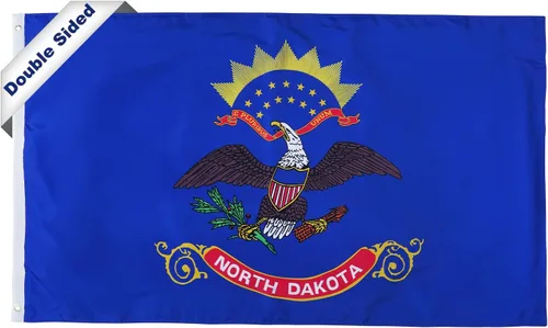 Miniatura 24 de SYII Bandera del estado de Alabama de 3 x 5 pies, banderas de 3 capas de doble cara del estado de Delaware con 2 ojales de latón y cabecera de lona